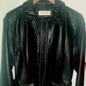 SOLD- Jones New York Leather Bike Jacket